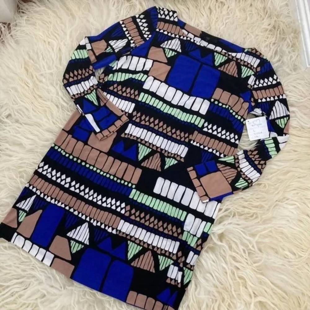 TIBI Printed Mini Dress - Picture 5 of 10